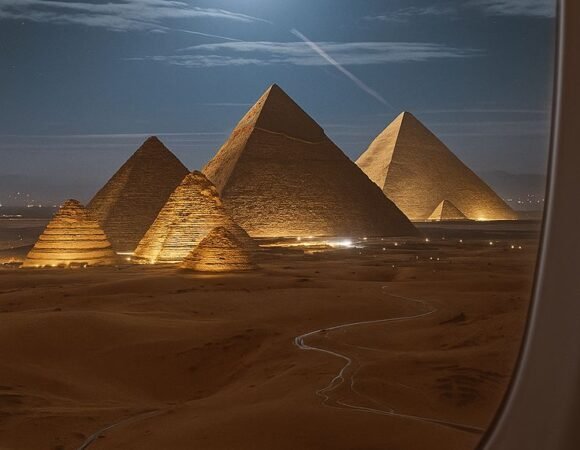 “Exploring the Wonders of Giza: The Pyramids and the Great Sphinx
